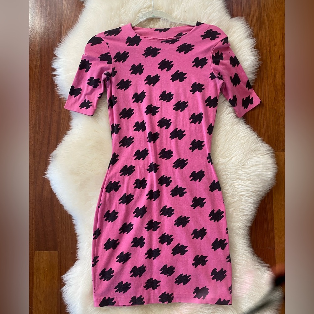 Retro Betsey Johnson pink dress